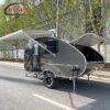 Wecare custom small off road teardrop trailer camper van mini teardrop caravan camper trailer for sale - Image 4
