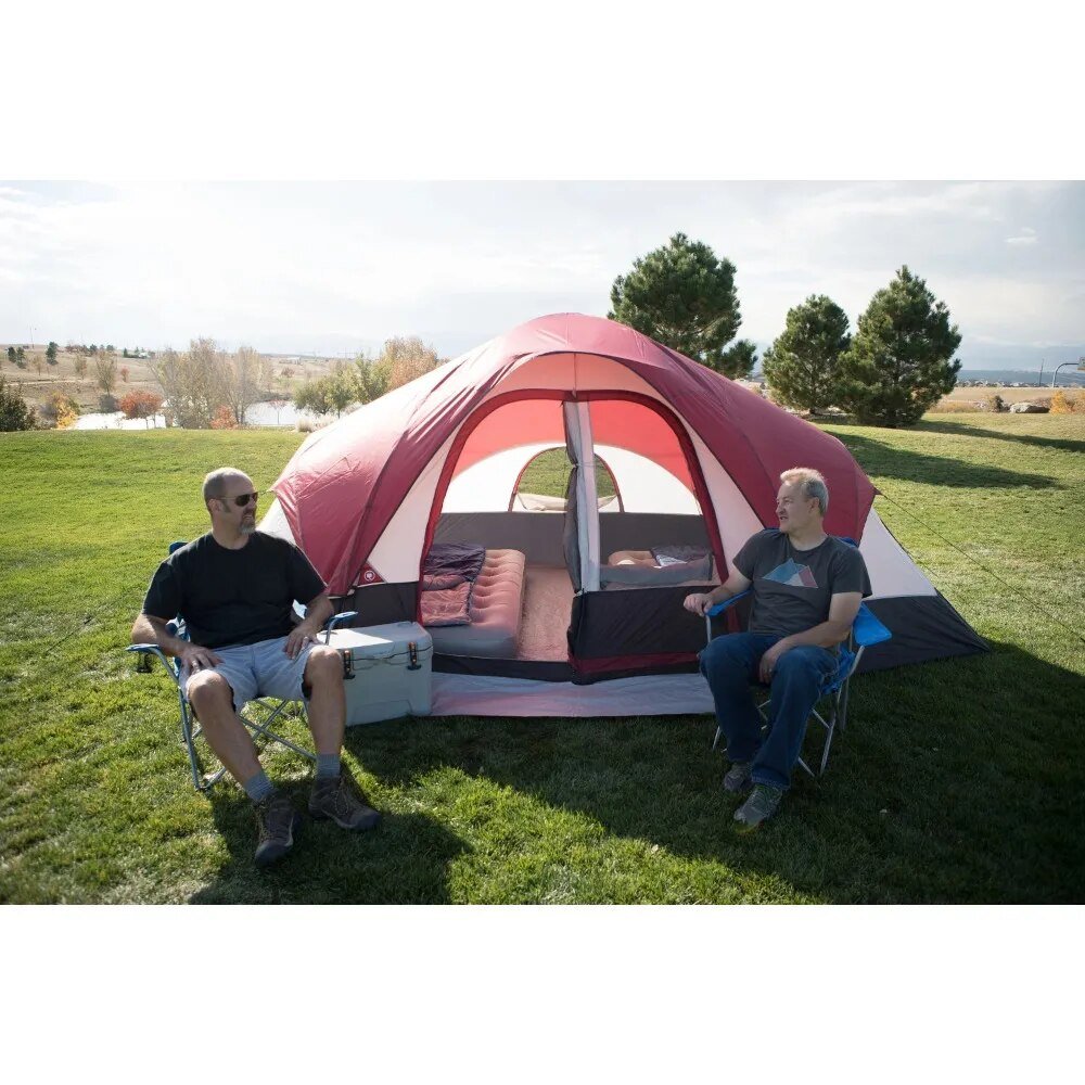 8-Person Family Cabin Tent with Hanging Organizers Pockets Rear Window Outdoor post thumbnail image