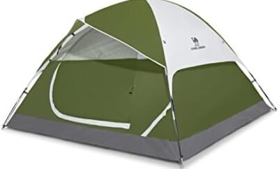 CAMEL CROWN 2/3/4/5 Person Camping Dome Tent, Waterproof,Spacious, Lightweight Portable Backpacking Tent for Outdoor Camping/Hiking