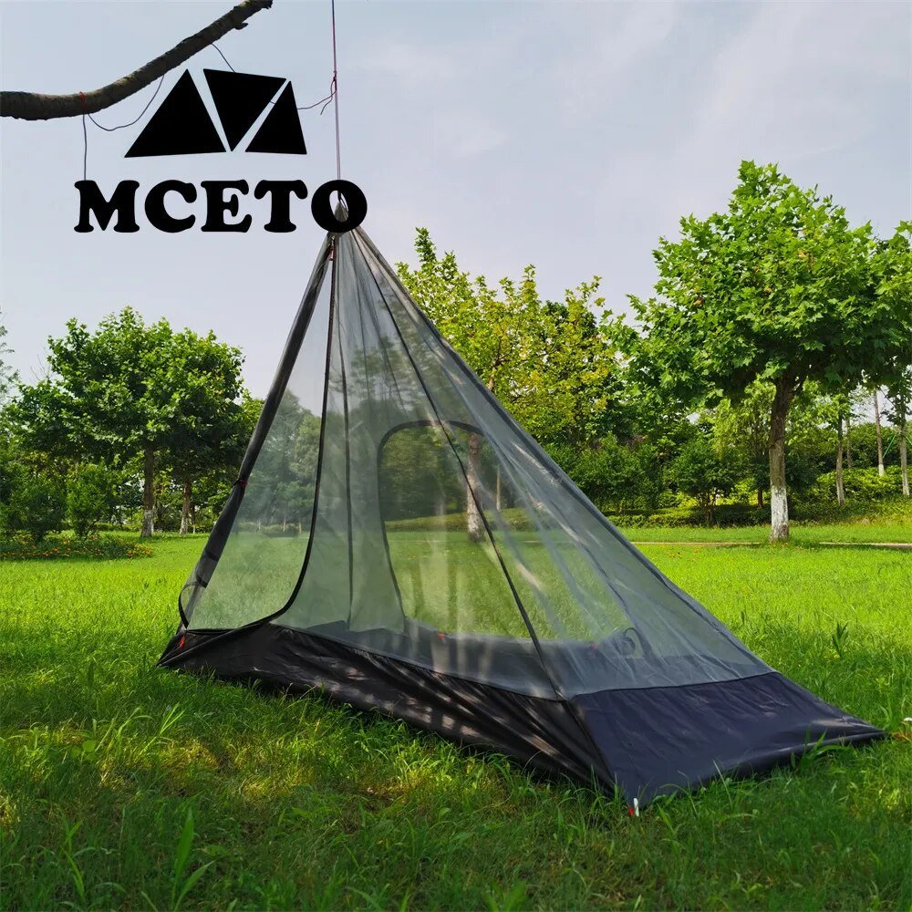 320/400 Pyramid Tent‘s Inner Mesh Tent Square Rodless Summer Mosquito Net Light Weight for Outdoor Camping Backpacking Hiking post thumbnail image