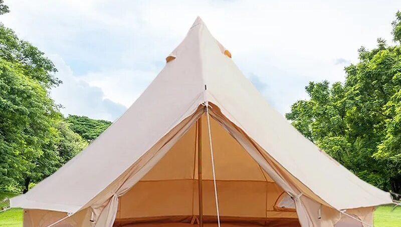 3M Classic Style Bell Tent  Outdoor Camping Tents Hotel Shading Shelter Fire-Resistat Winter Gazebo For Party Personal Bed Tents