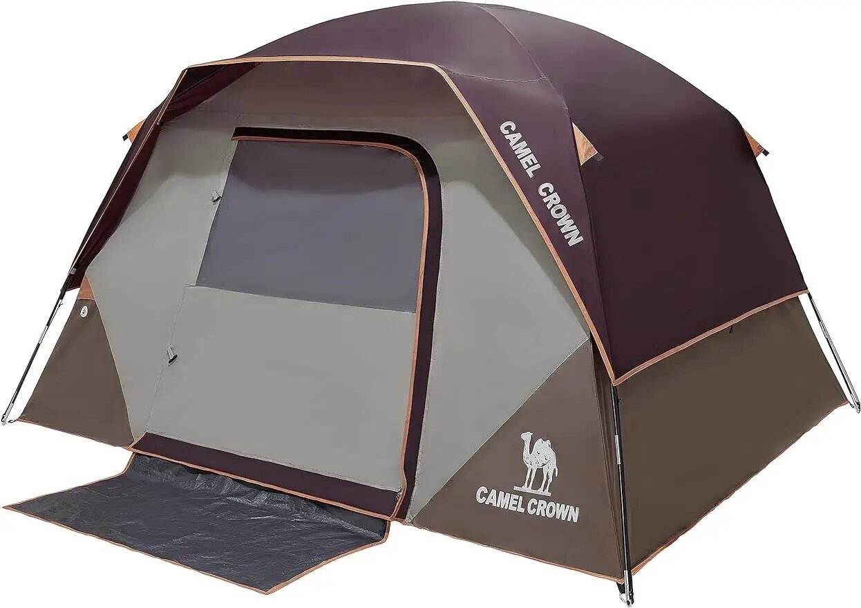 4 Person Camping Tent Durable Waterproof Scratch-Resistant with Carrying Bag Outdoor Backpacking post thumbnail image