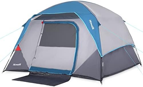 Camping Tent, Tent for Camping, Easy Set up Camping Tent 4 Person and 6 Person for Hiking Backpacking Traveling Outdoor