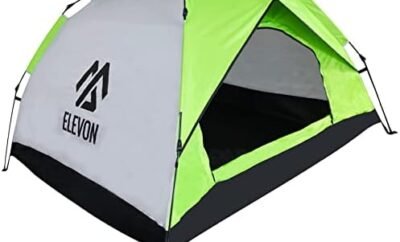 Elevon Lightweight Camping Tent with Carrying Bag, 2-4 Person