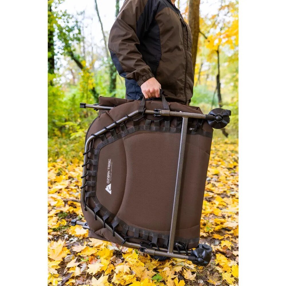 77.9”L X 31“W Wooden Bed 1 Person North Fork Adjustable Camo Camping Cot Portable Folding Bed Wall Green Mattresses Folding-bed post thumbnail image