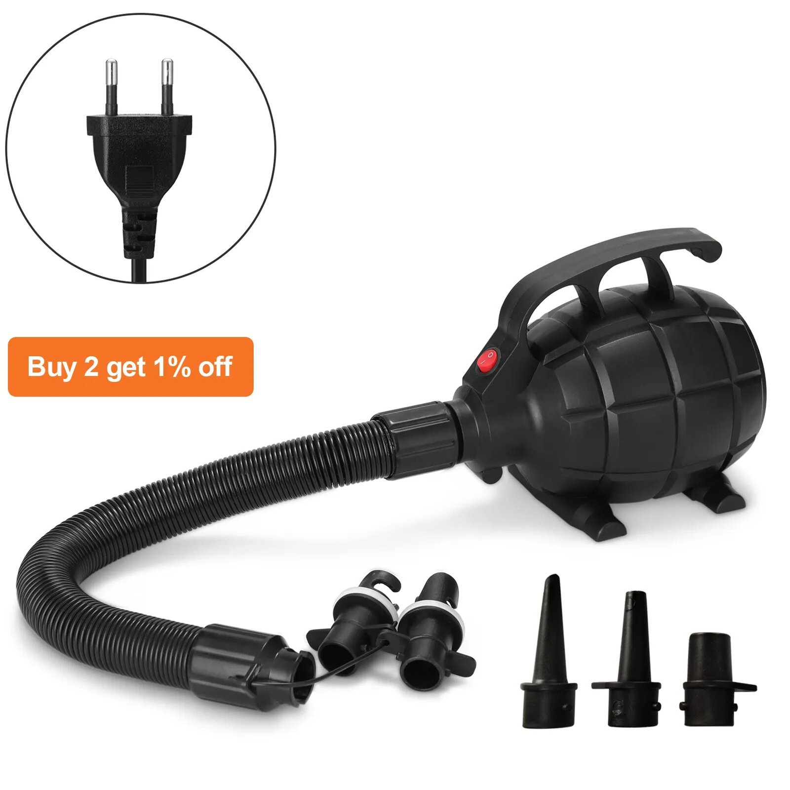 Air Pump Portable Convenient Small Size Home Household Camping Utility Tool Air Bed Air Mat Air Inflation Tool Quick Safety post thumbnail image
