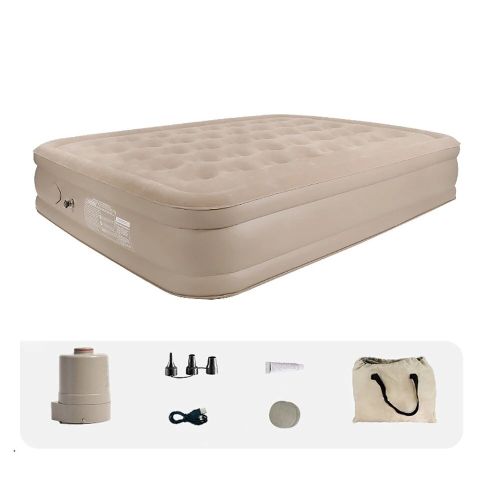 Automatic Inflatable Sofa Bed with Built-in Electric Pump, Double or Single Air Bed Inflatable Mattress for Outdoor Camping Tent post thumbnail image