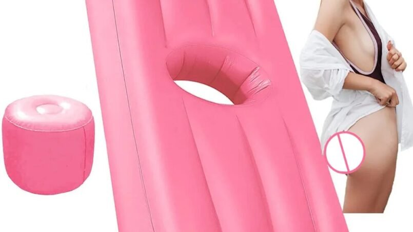 BBL Bed Inflatable Air Mattress Sleeping Pad with Hole Butt Post Surgery Recovery Portable Camping Tent Air Cushion Picnic Mat