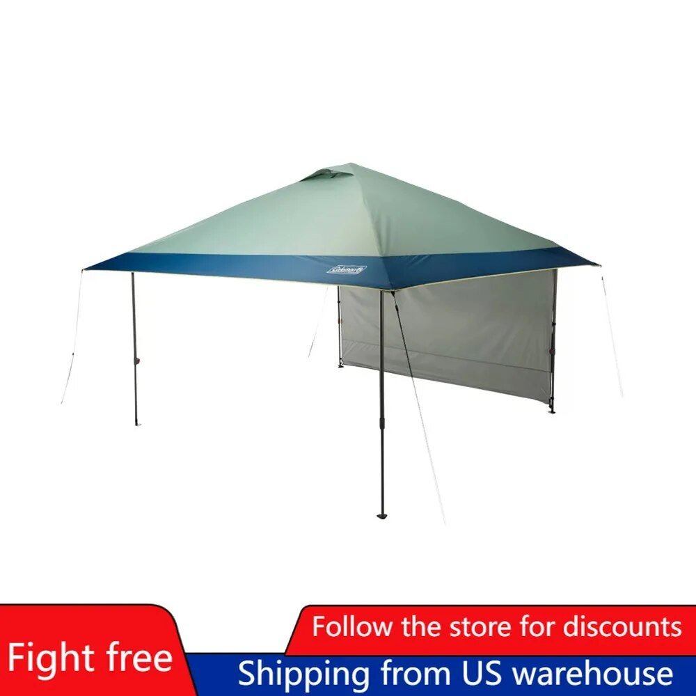Coleman 13 X 13 Canopy Tent With Side Wall Camping Moss Freight Free Waterproof Outdoor Awnings Shade Garden Supplies Home post thumbnail image