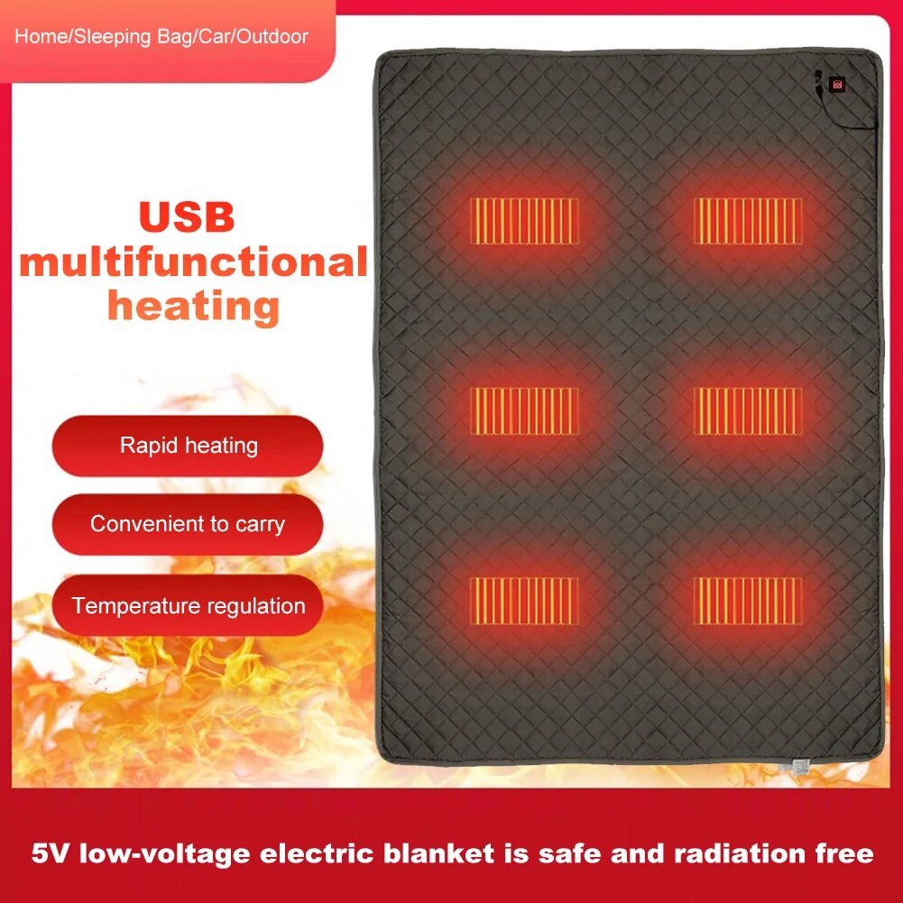 Electric Heated Mattress 3 Gears Heated Sleeping Bag Pad Dual/Single People Tent Physiotherapy Blanket for Outdoor Camping Mat post thumbnail image