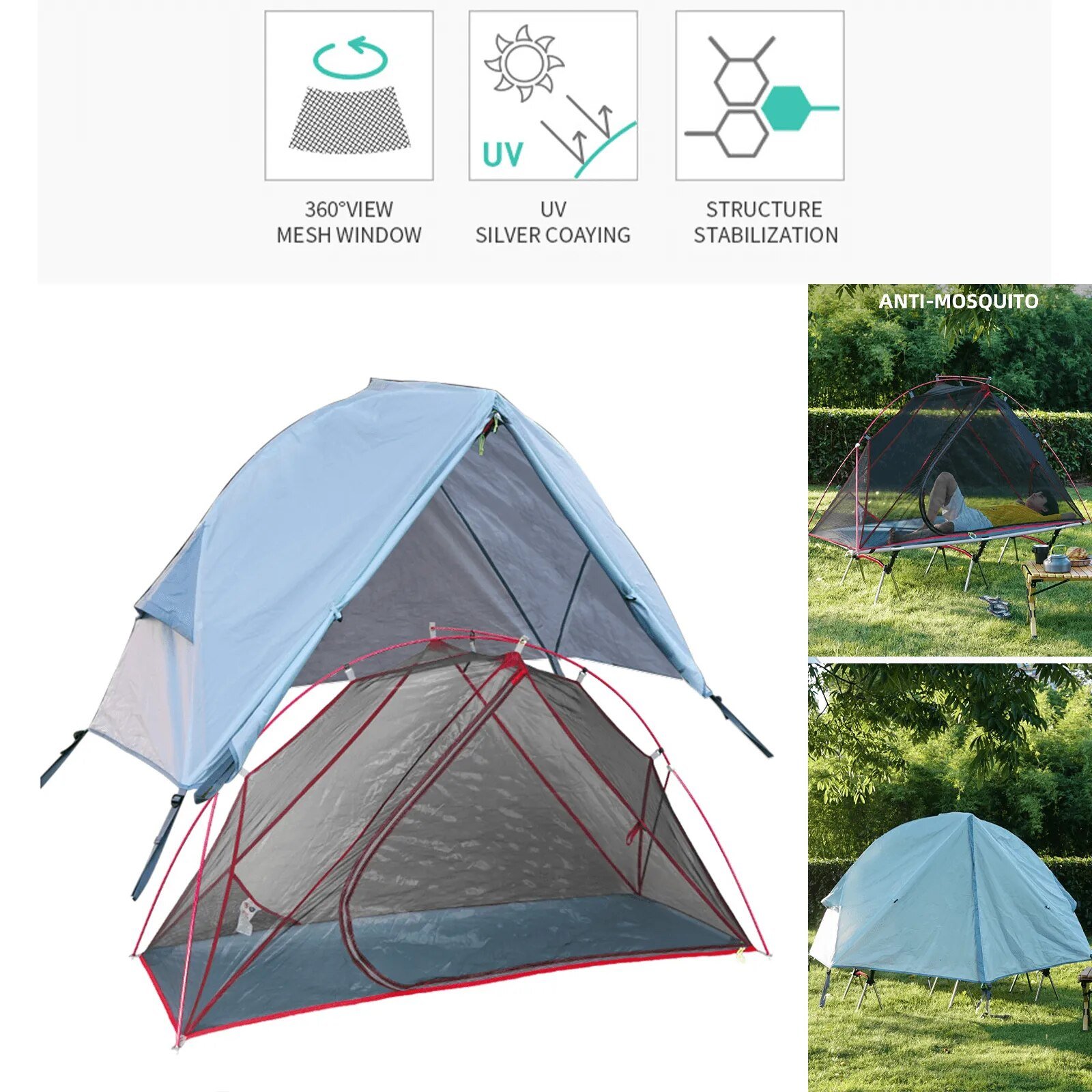 Fishing Marching Bed Awning Waterproof Tent Shade Ultralight Garden Sunshade Outdoor Camping Tourist Beach Blanket Nature Hike post thumbnail image