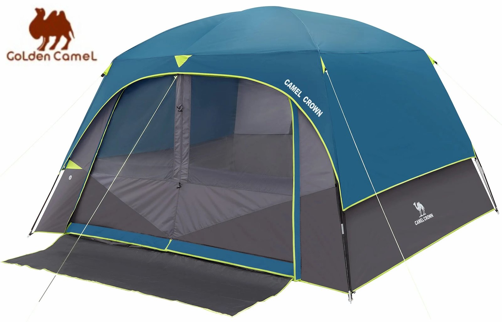 GOLDEN CAMEL 4-6 Person Camping Tent Waterproof Easy Setup Backpacking Tents with Floor Mats Beach Picnic Family Tent for Hiking post thumbnail image