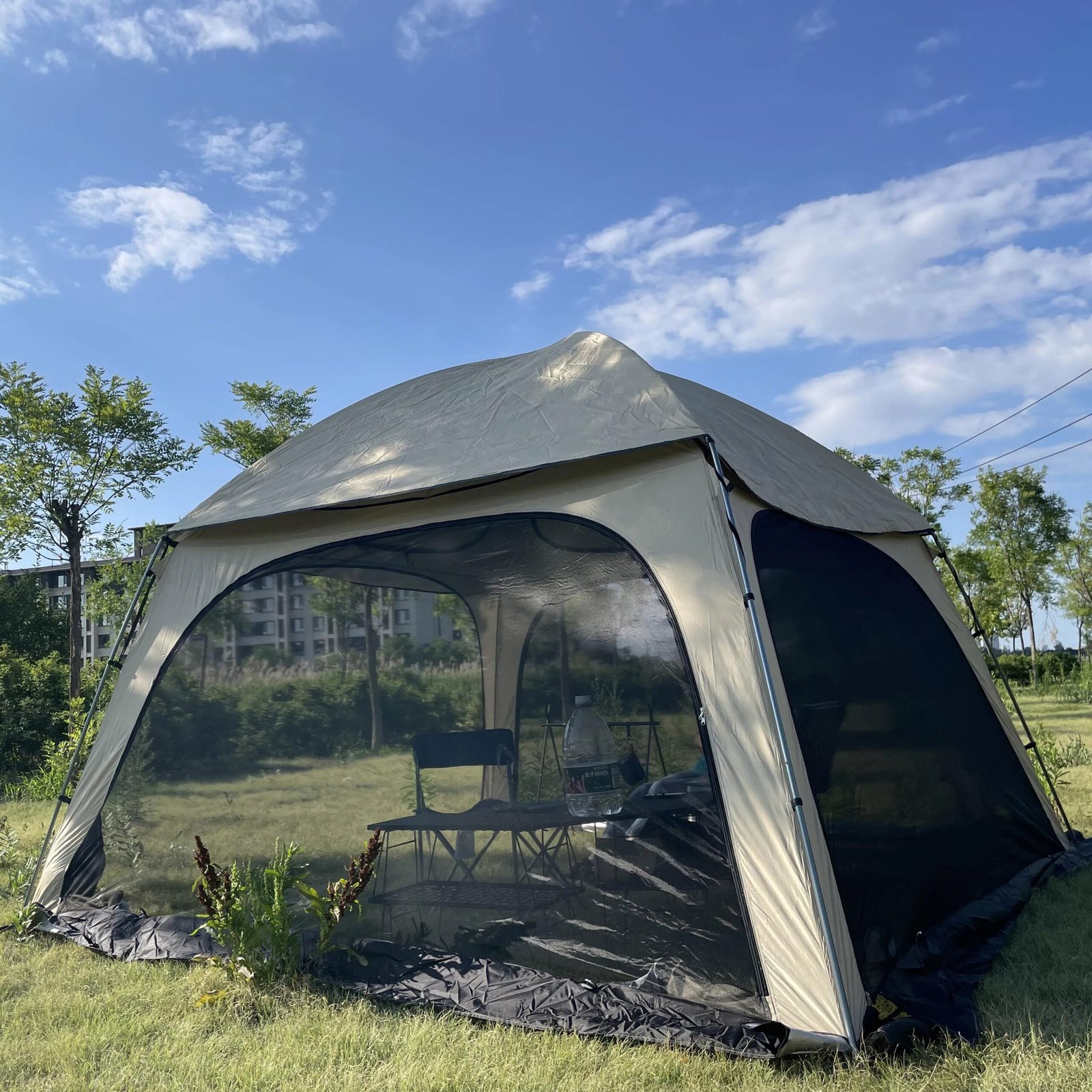 High quaity 6 person luxury tent,6 Person Dome tent for Famiy tent,6 Percon Glamping tent,big dome tem,6 person tent post thumbnail image