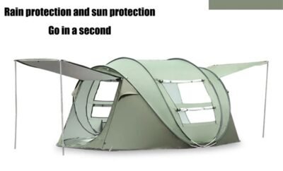 Large Size 280*200*120cm Tent Sunscreen Waterproof Summer Road Trip Leisure Camping 5 In 1 Mosquito Proof Walking Trip