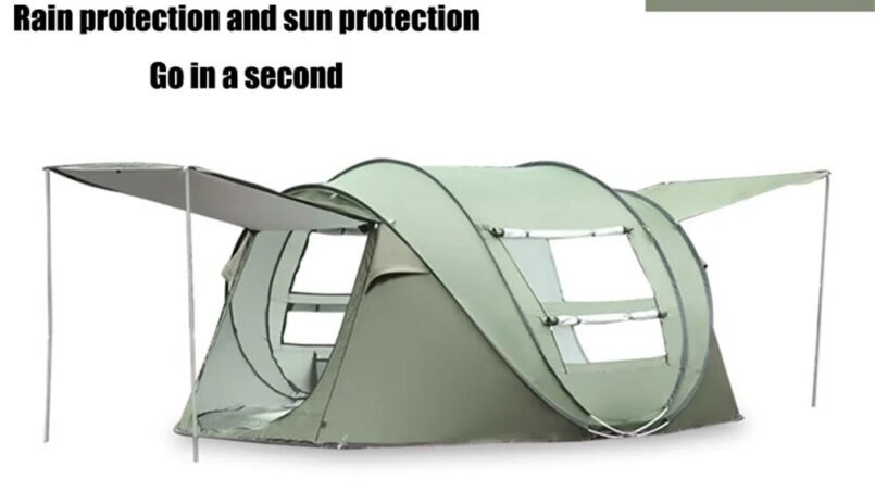 Large Size 280*200*120cm Tent Sunscreen Waterproof Summer Road Trip Leisure Camping 5 In 1 Mosquito Proof Walking Trip