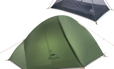 Naturehike Tent Ultralight 1 Person Cycling Tents Portable Backpacking Tent 20D Nylon Waterproof Tent Camping Tent Hiking Tent