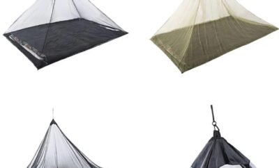 Outdoor Camping Black Mosquito Net Lightweight Portable Mosquito Tent Outdoor Mosquito Bar Tent Family 50D Camping Mosquito Tent