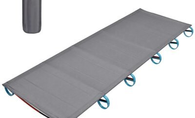 Outdoor Sleeping Camping Bed Kit Aluminum Alloy Frame Camping Cots Oxford Cloth Single Travel Cot Tent Durable