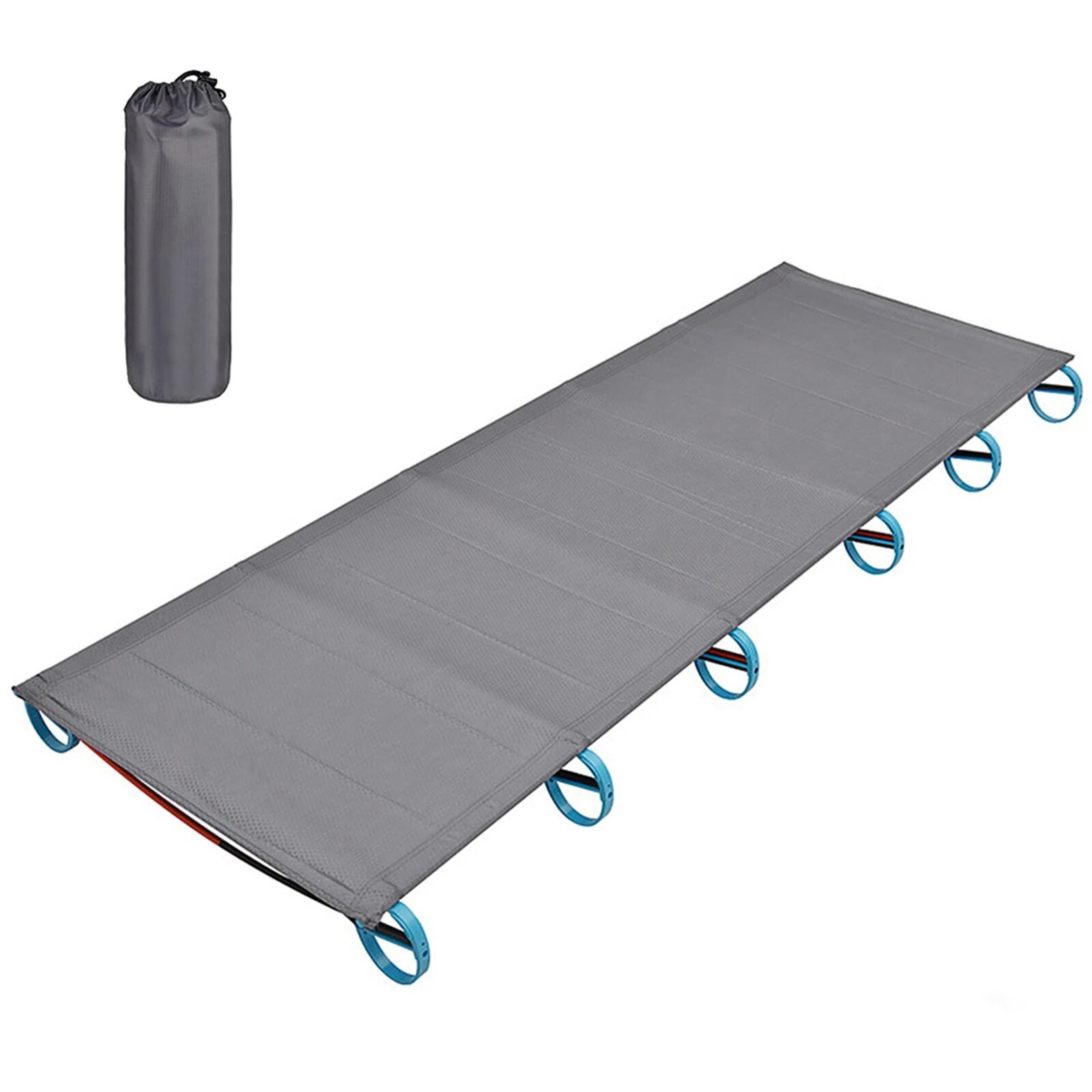 Outdoor Sleeping Camping Bed Kit Aluminum Alloy Frame Camping Cots Oxford Cloth Single Travel Cot Tent Durable post thumbnail image