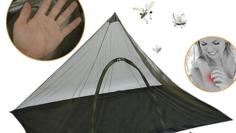 Portable Camping Mosquito Net Waterproof Netting Insect Travel Sleep Tent High-density Oxford Cloth Canopy Net for Indoor Travel