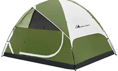 Tent 2/4Person Family Tent Double Layer Outdoor Tent Waterproof Windproof Anti-UV \\u2026