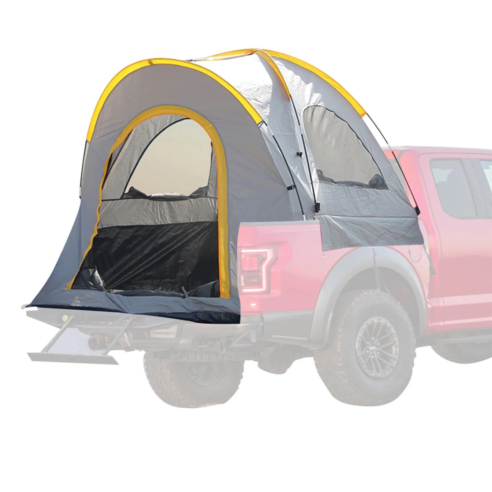 Truck Tents For Camping 5.5 Ft Truck Bed Tent Double Layer 210D Oxford Cloth & PE Waterproof Oxford Cloth & Glass Fiber PU2000MM post thumbnail image